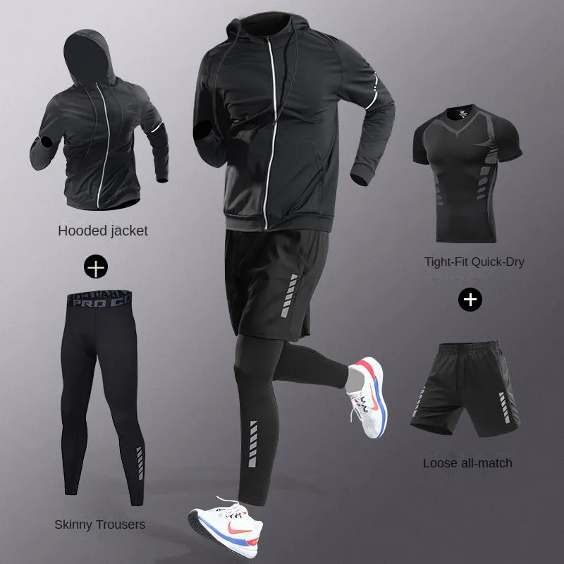 Running Jogging Gear - 3-7 pièces hommes fibre de glace