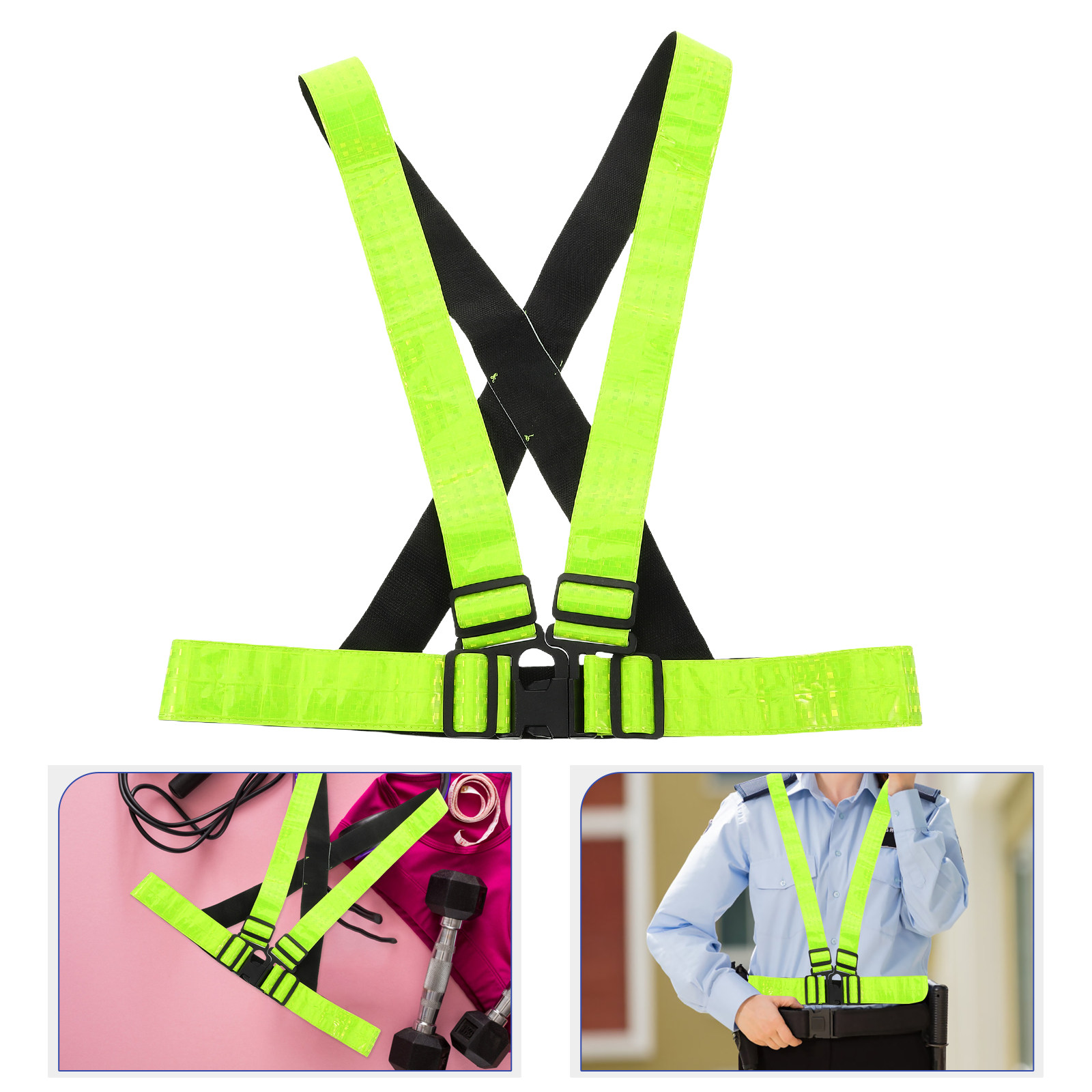 Running Jogging Gear - Gilet de course haute visibilité pour