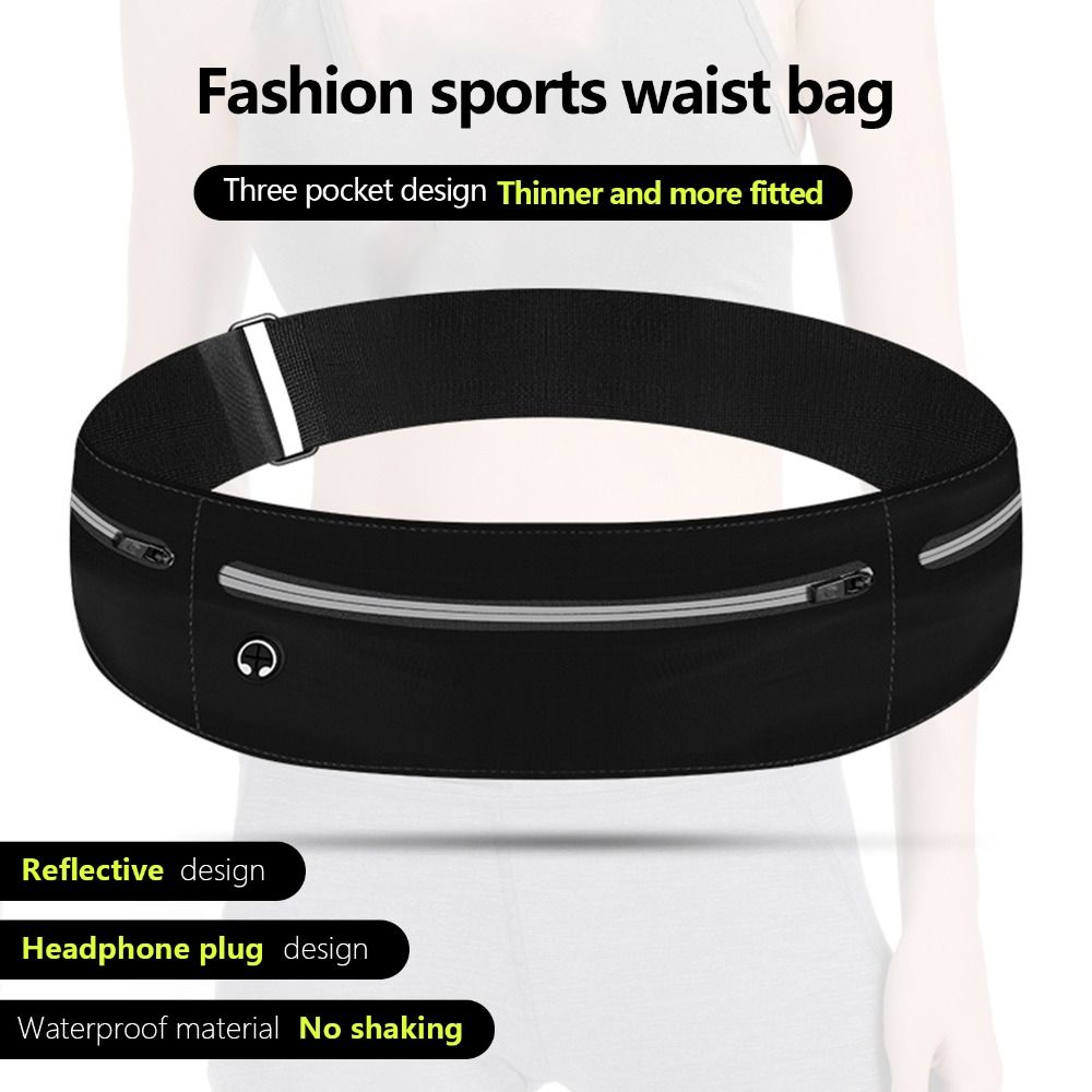Running Gear Bag For Men - Ceinture de course imperméable pour homme,