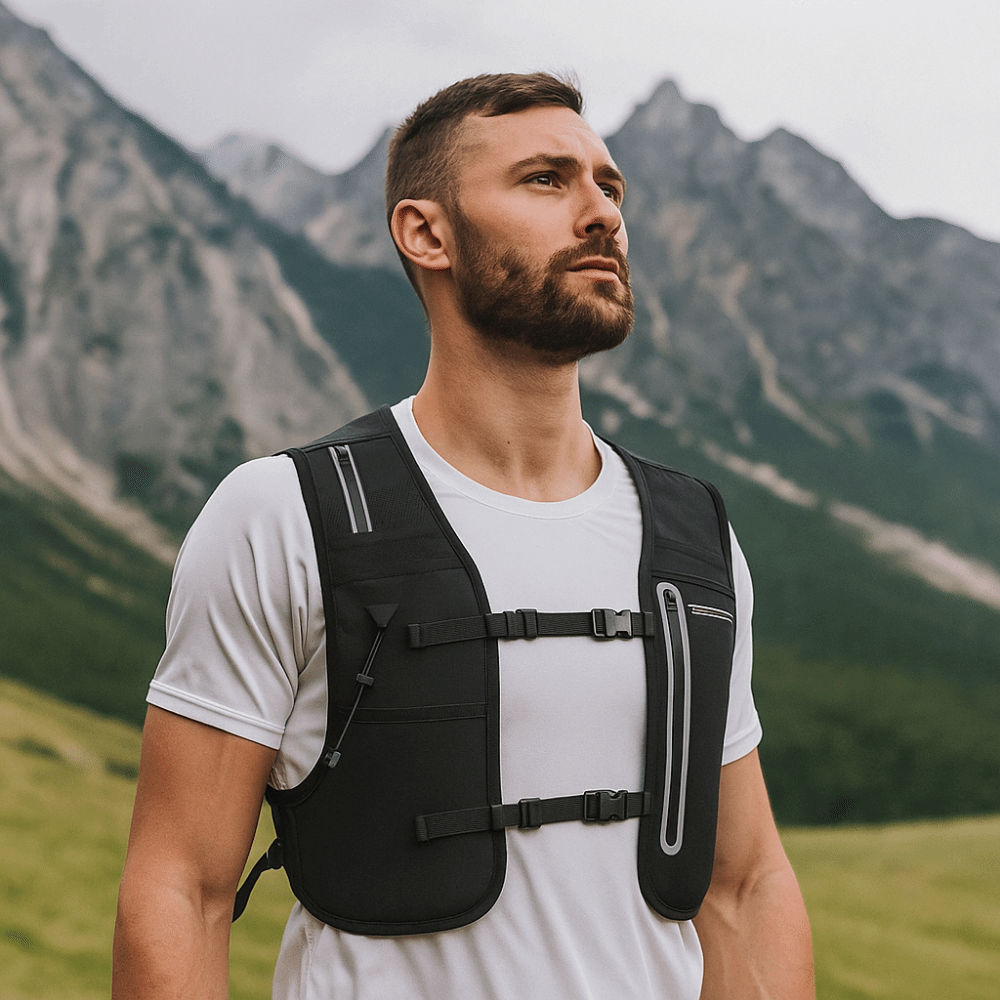 Running Gear Reflective - Gilet de course réfléchissant, Pack de