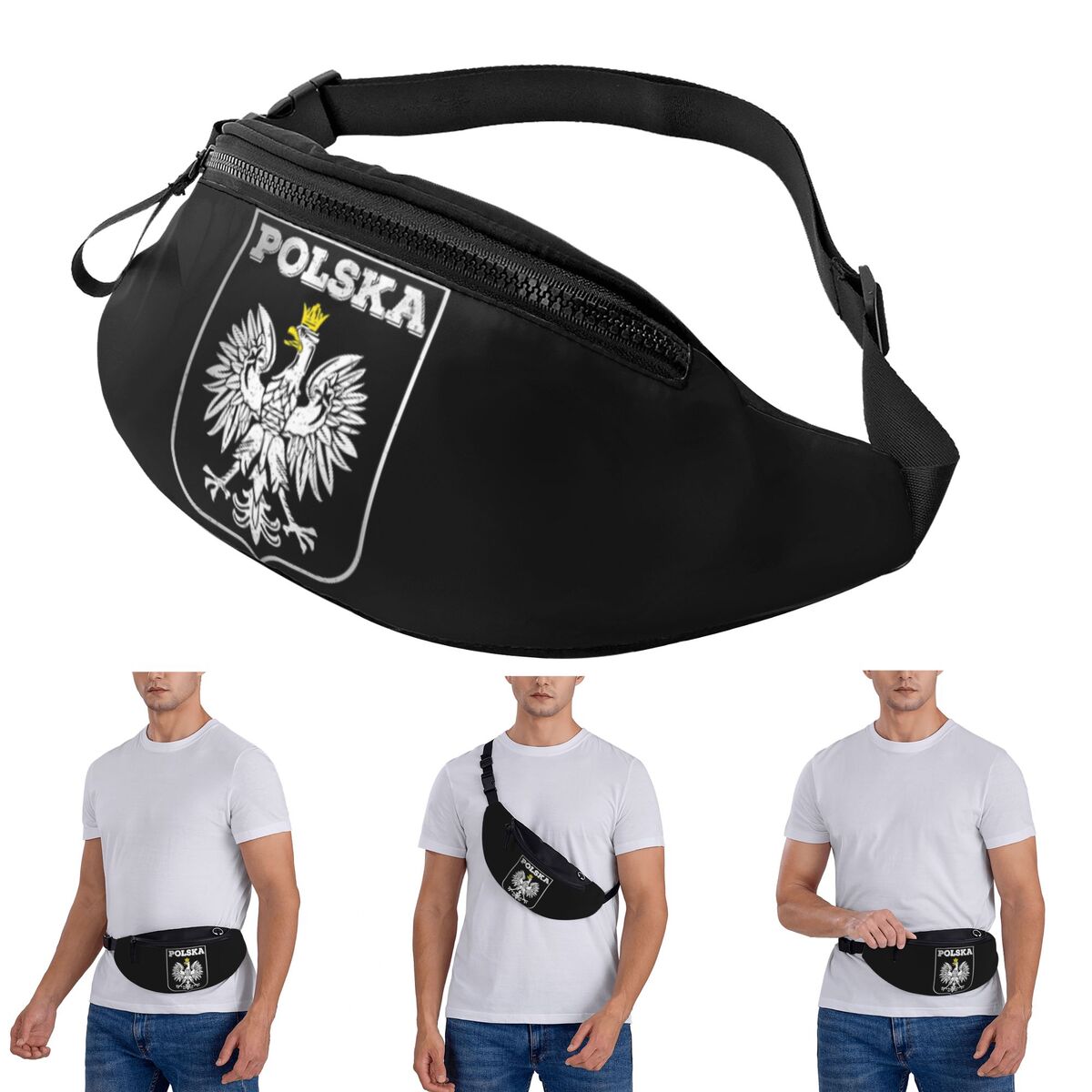 Running Gear Bag For Men - Sac de taille à bandoulière avec
