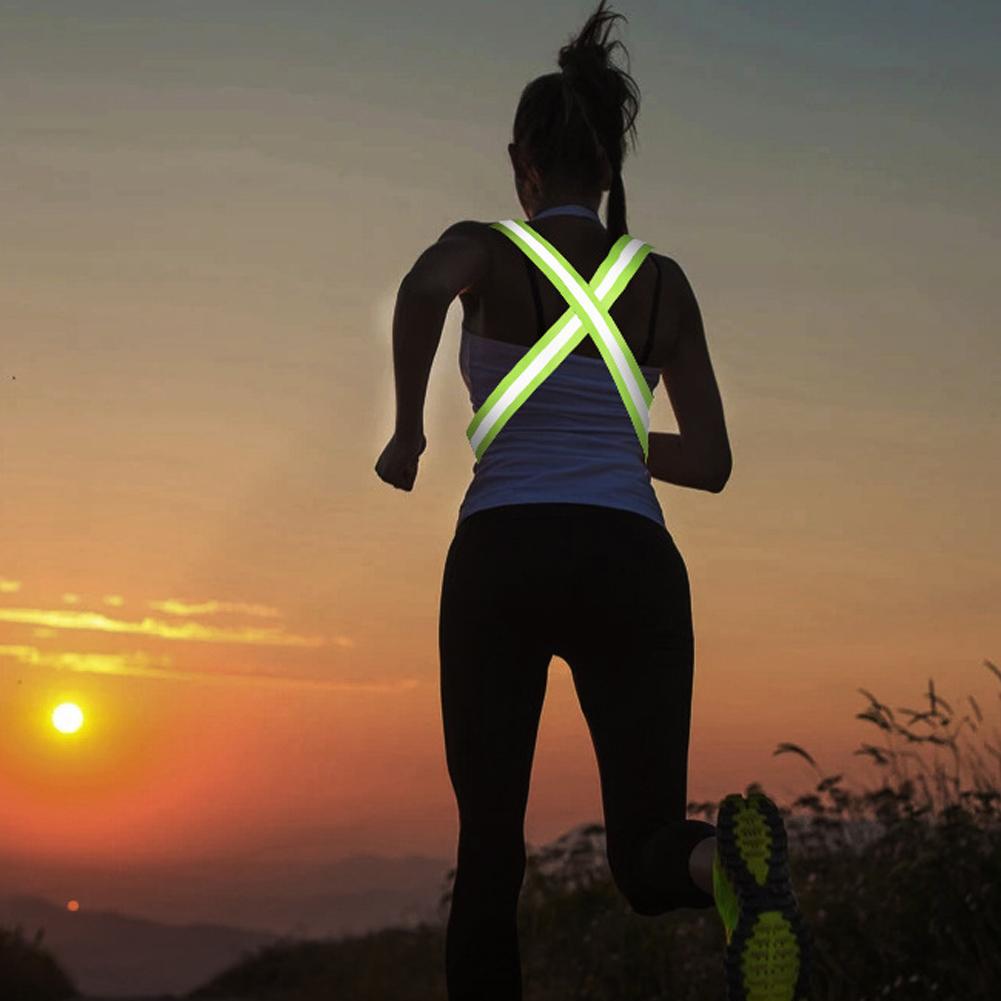Running Gear Reflective - Nouveau point culminant bretelles réfléchissantes course
