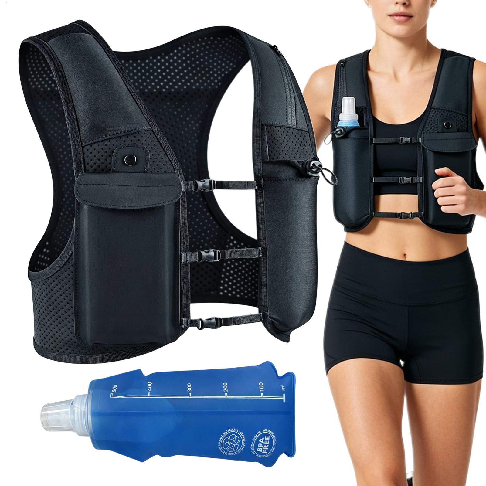 Running Gear Reflective - Gilet de course réfléchissant avec sac