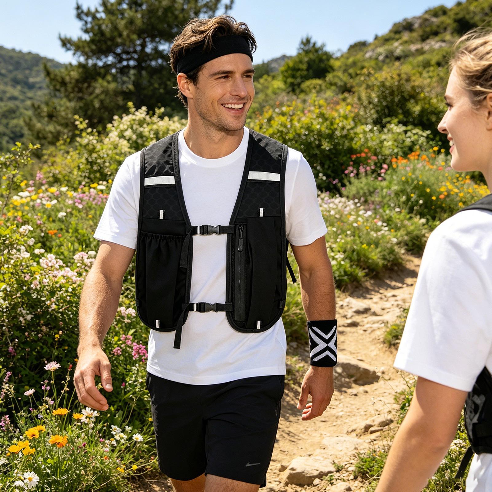 Running Gear Hydration - Gilet de course de sécurité avec