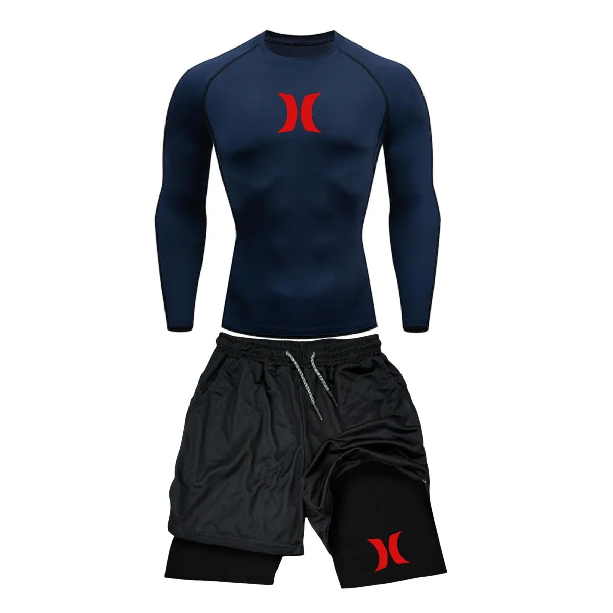Running Jogging Gear - Combinaisons de course à Compression pour