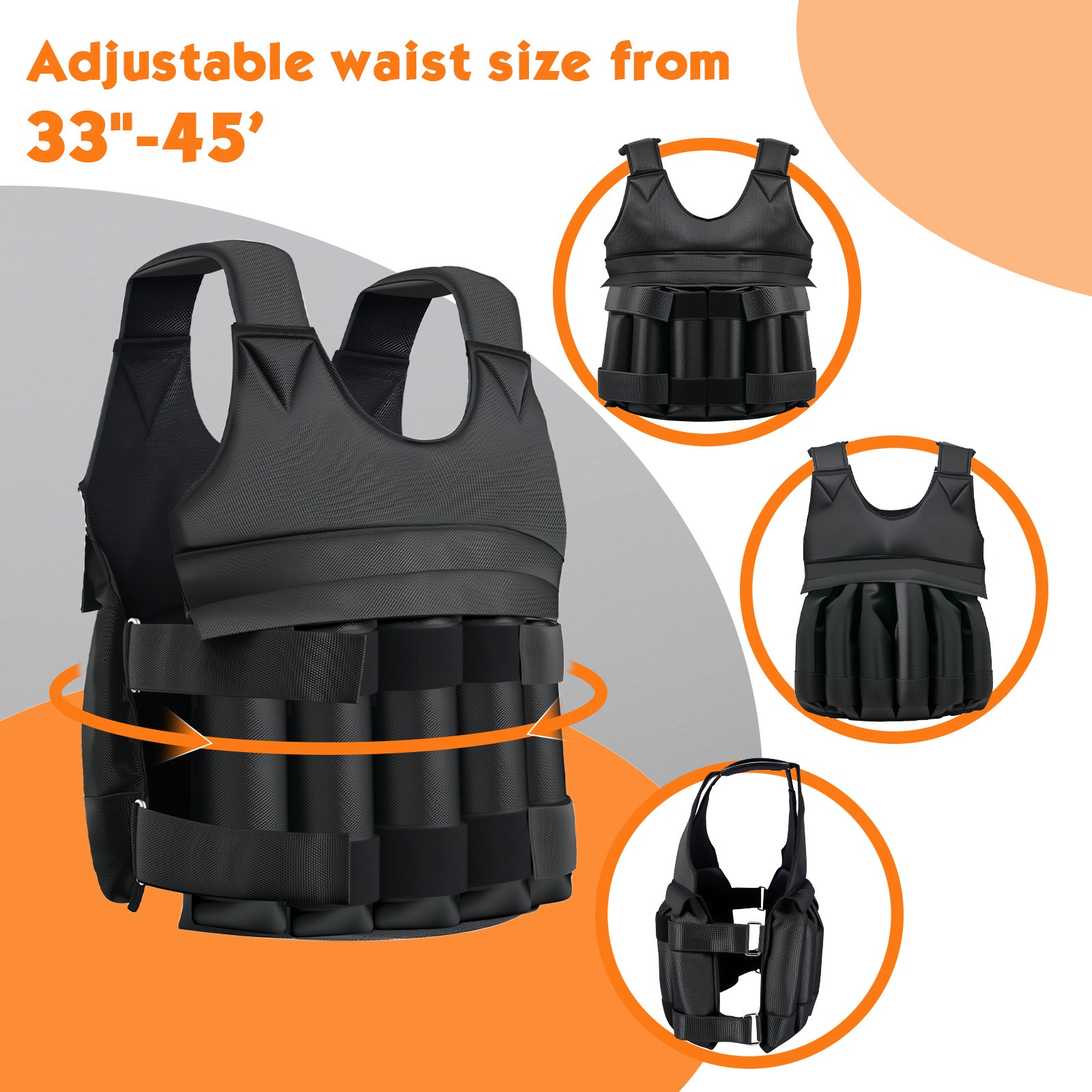 Gilet lesté réglable pour homm - Running Gear Design avis et prix