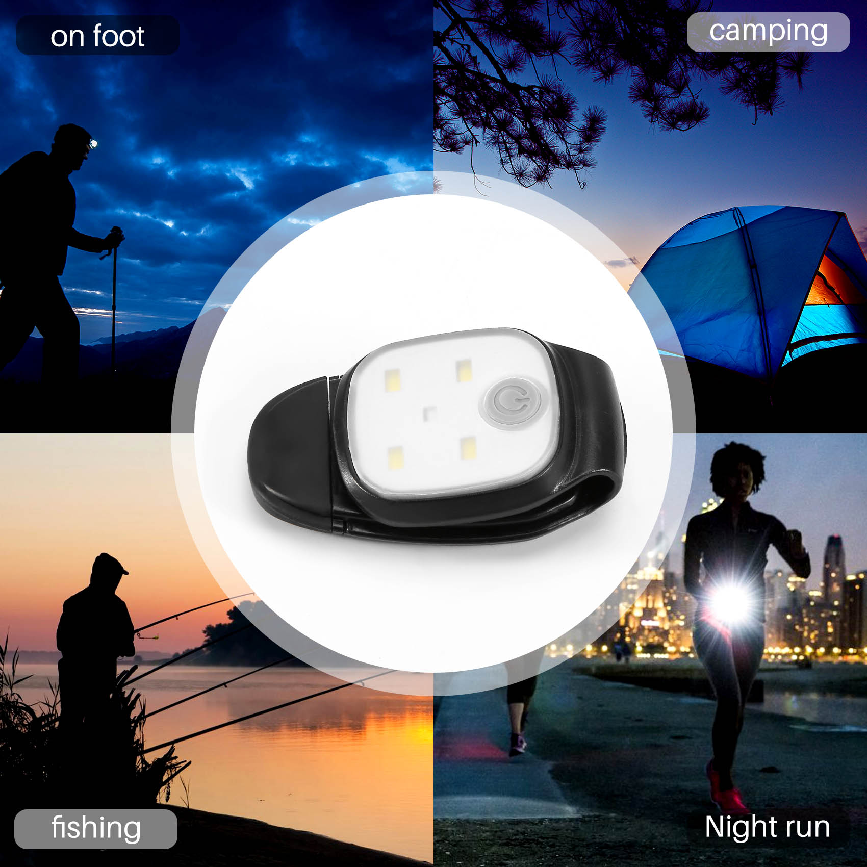 XSXS-extérieur nuit pince sur  - Running Gear Reflective avis et prix