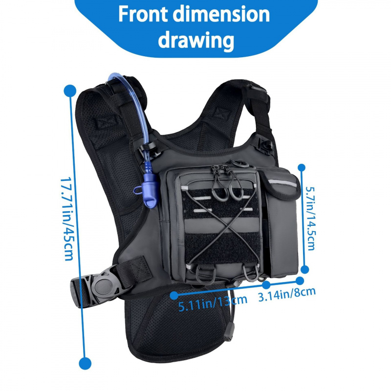 Nouveau Sac de Poitrine Tactiq - Running Gear Bag For Men avis et prix