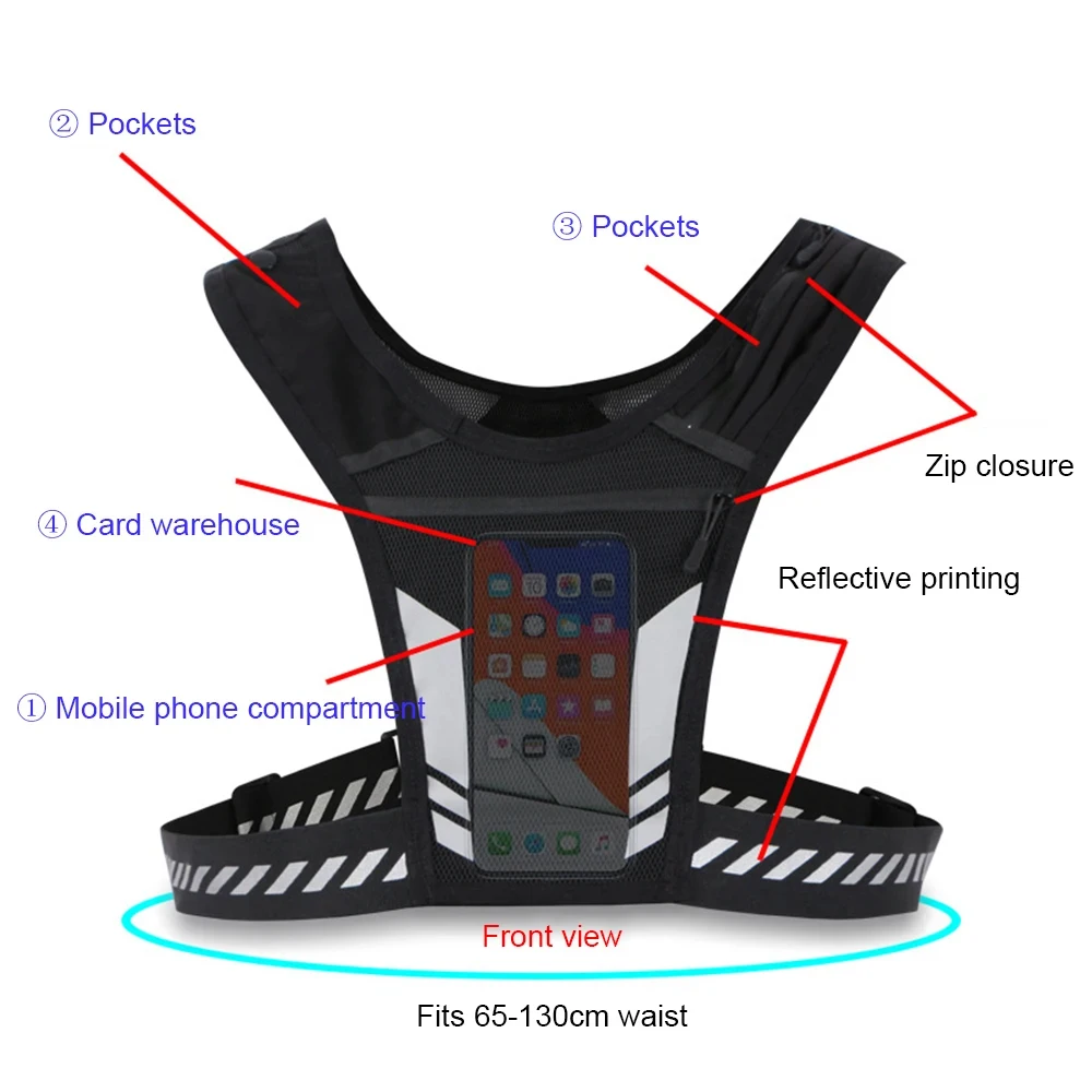 OSSOHH 1 gilet de course, gile - Running Gear Reflective avis et prix